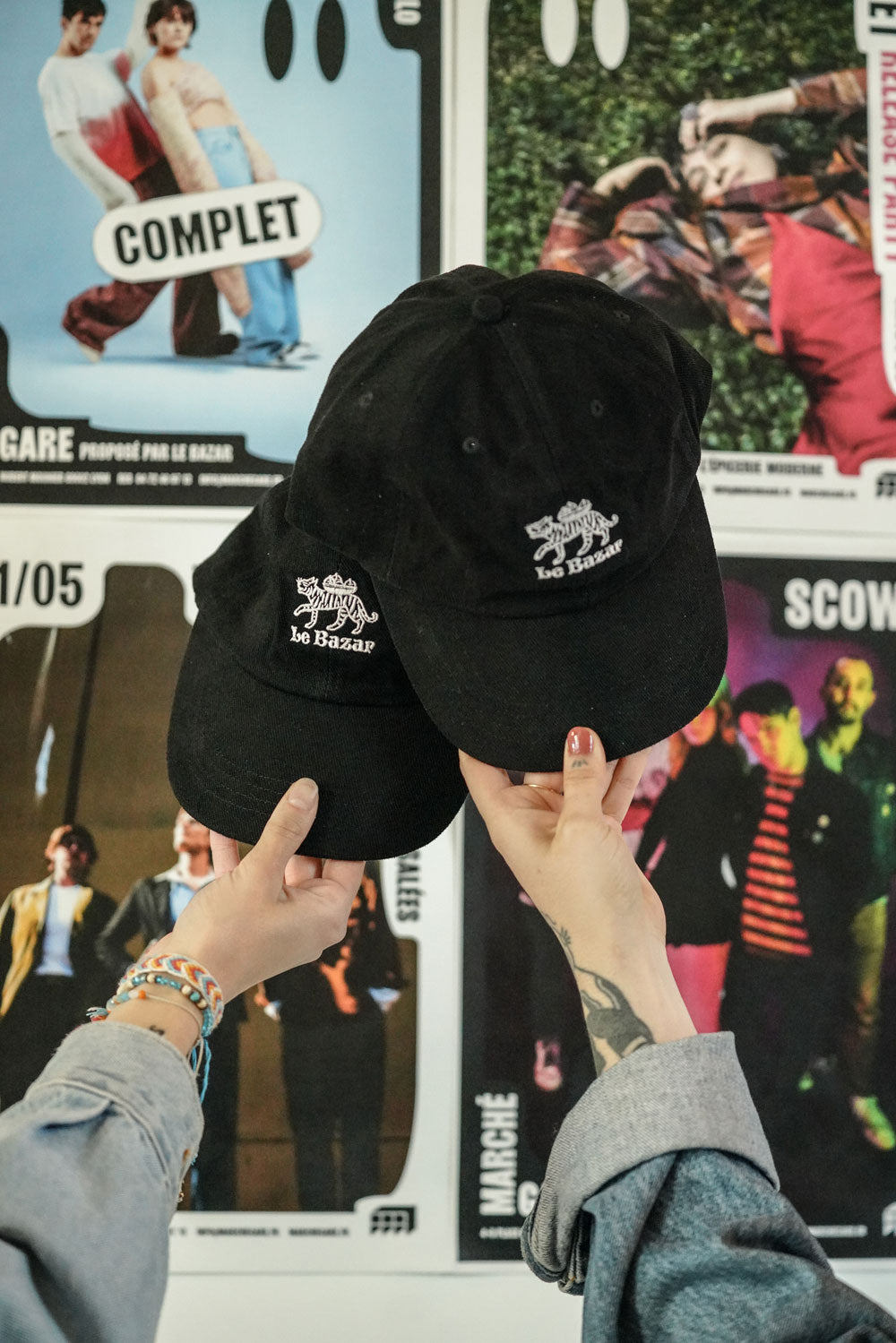 Casquette LE BAZAR | Noir